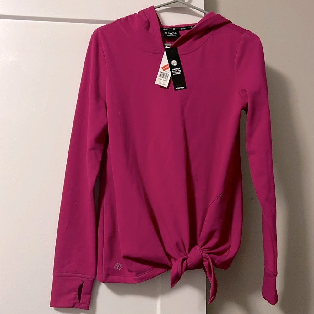 Women’s Purple Long Sleeve Athletic Sweater